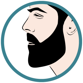 Implants capillaires à Paris - Représentation d’une greffe de barbe