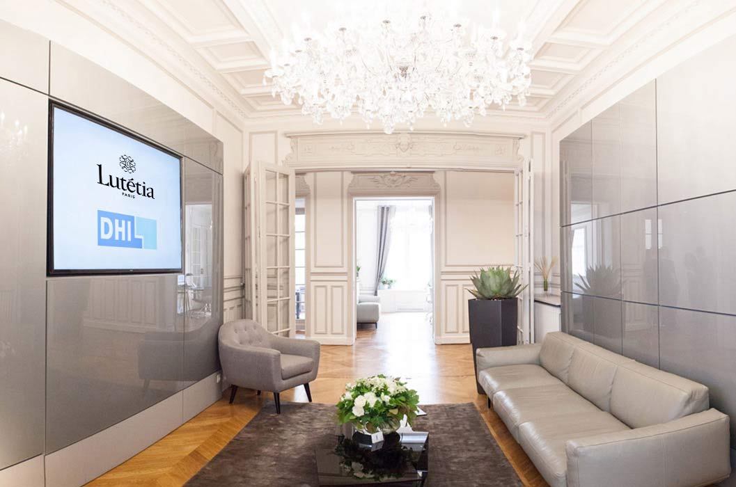 Photo de l'intérieur des locaux de la Clinique DHI Méthode DHI - Contactez DHL France ou visitez la salle d'attente de la clinique DHI à Paris